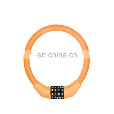 Bicycle Bike Smart Lock Four-Digit Password Anti Theft Lock For Bike Mountain Security Portable Ring Bicycle Accessories photo-2