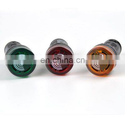 22mm AD16-22SM Flash LED Alarm Indicator Light Signal Lamp LED Active Buzzer Beep Indicator DC 12V 24V AC 110V 220V photo-5