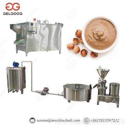 Hazelnut Paste Making Machine Hazelnuts Cocoa Cashew Nuts Groundnut Butter Production Line Machine