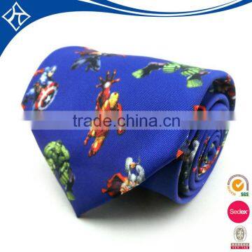 New style cartoon men's polyester necktie
