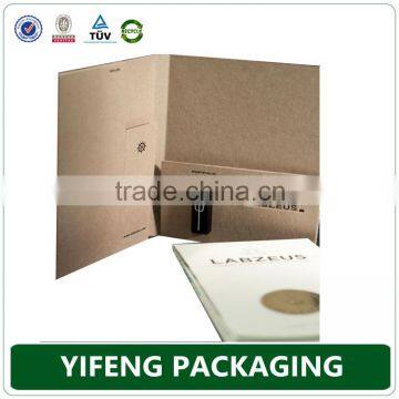 Office A4 A3 Document Presentation Folder Handmade Cardboard File Paper Folder photo-4