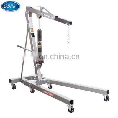 2 Ton Folding Manual Hydraulic Jack Shop Engine Car Lift Crane photo-4