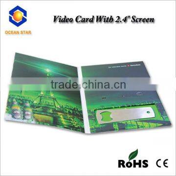 lcd video card lcd video brochure card lcd video greeting card