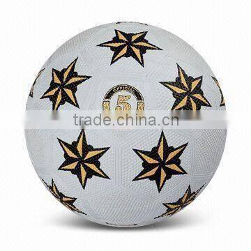 Official Size 5 PU White&Black Laminated Football&Soccer Ball