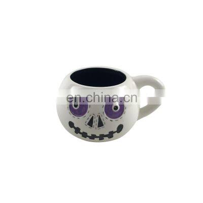 skull nightmare before christmas halloween ceramic coffee mug cup