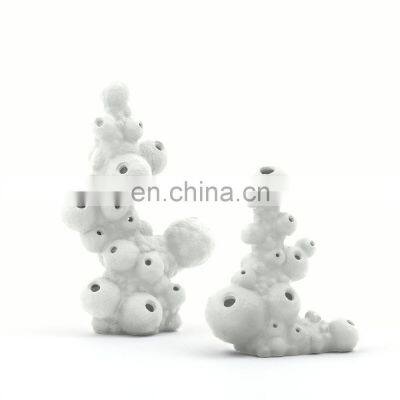 Handmade Hollow Out Art Table Design Home Ceramic Decor Accessories photo-2