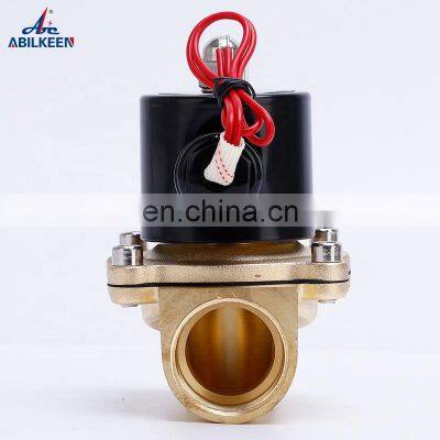 Automatic 2W250-25 Normally Closed Type G1 Electric AC220V Brass Solenoid Valve Price Water/Air Solenoid Valve