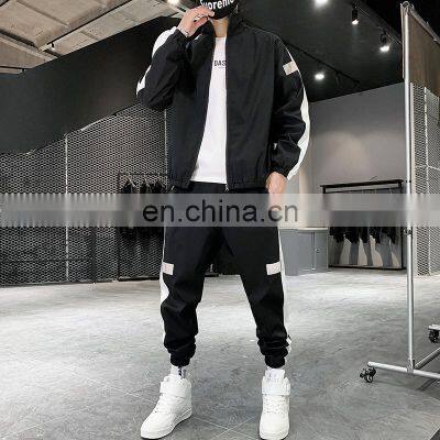 Wholesale 2-pieces Men's Plus Size Big and Tall Sports and Leisure Sports Sets Jogging Suit Custom Men's Suit photo-4