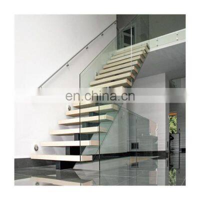 Residential Wooden Mono Straight Staircase Design