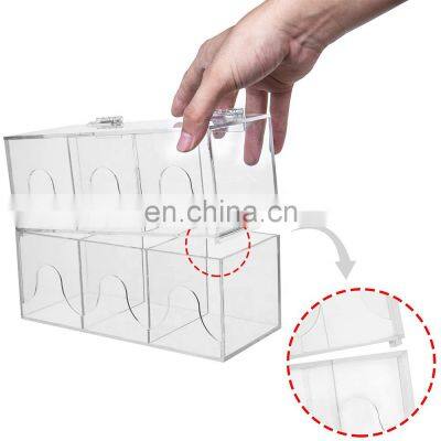Clear Acrylic Stackable Tea Bag Organizer Rack Plastic Tea Bag Holder Storage for Home, Office photo-2