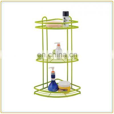 Three Tiers Bathroom Organizer Large Capacity Bathroom Shelf Organizer Iron Powder Coating Bathroom Shelf Storage Organizer photo-5