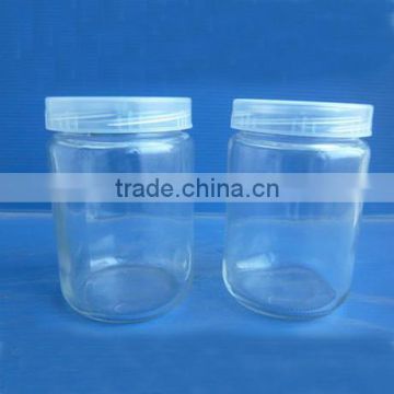 350ml round shaped Tissue culture jar with plastic lids