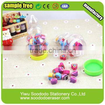 Promotional gift extruded colorful kids eraser