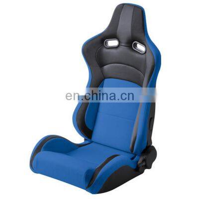 Red Sports Car Seat Adjustable Cloth and Pvc Racing Seat With Single Adjustor JBR1064 Car Seat