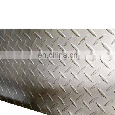 Decorate floors walls aluminum embossed sheet checkered plate weight alloy 1050 1060 1100 6063 5052 for trailer