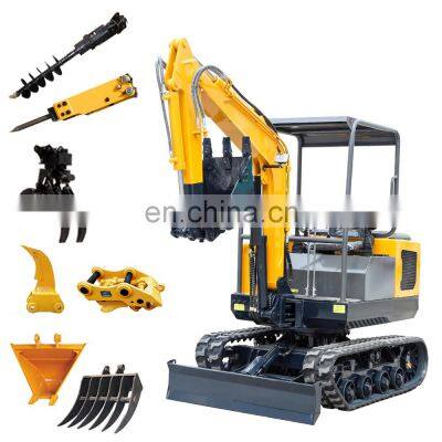 hot sales China small farm digger breaker crawler micro mini excavator 2 ton for sales uk