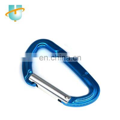 2200kg/4800lbs High Quality D-shaped Ring Black Gold Rock Climbing Quick Link Clip Locking Custom Logo Carabiner Hook photo-2