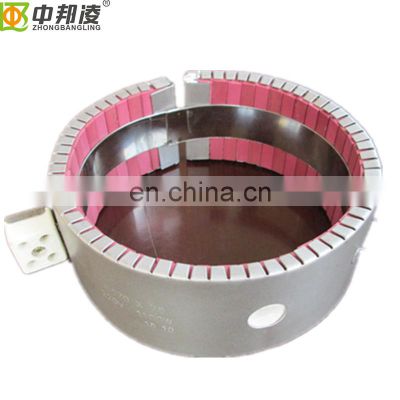 CE certification ceramic electrical band heater parts for plastic extruder machine and blow molding machine