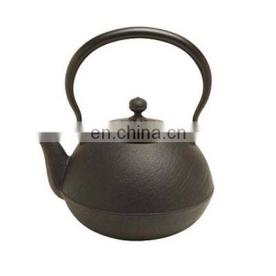 Japanese Tetsubin Tea Kettle Cast Iron Teapot With Stainless Steel Infuser Black photo-5