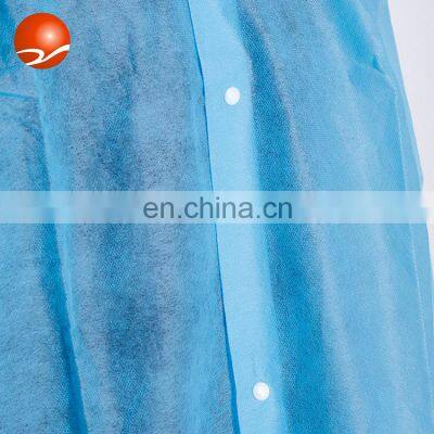 Disposable Nonwoven PP Lab Coat With Pockets and Buttons photo-4