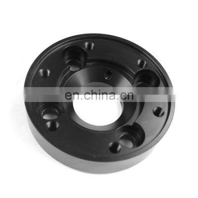 Manufacturer Metal Parts Chrome-Molybdenum Steel Spacer with Black Powder Coated CNC Machining Parts