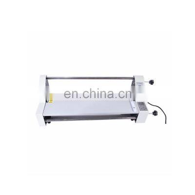 SRL-D48 Paper Laminating Machine 450mm Thermal Hot Cold Roll Laminator Double Side Laminator Machine photo-3