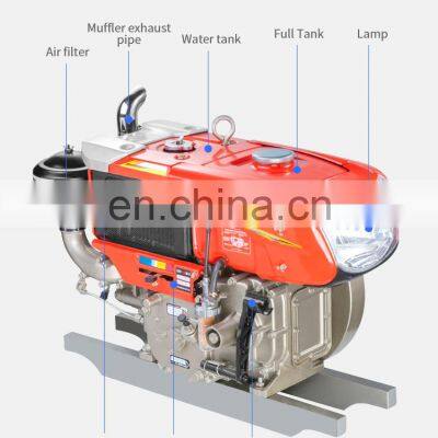 Single Cylinder RT150DI Diesel Engines With 4 Stroke Water Cooled