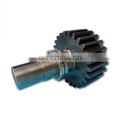 Customized Grinded Spiral Bevel Gear Shaft, Grinded Double Helical Gear Shaft