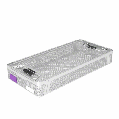 High Quality Wholesales Stainless Steel Woven Mesh Basket With Handle For Goods Storage