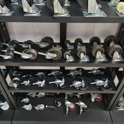 Mute Caster Steering Roller Directional Wheel Rubber Wheel Universal Pulley Crib Universal Wheel photo-3