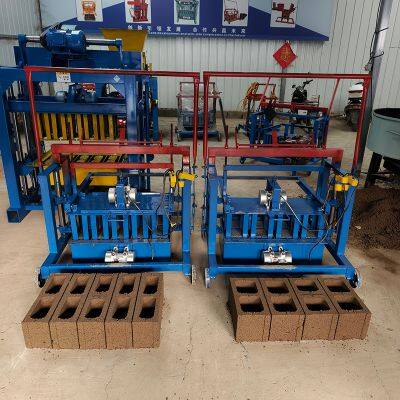 Mobile Small Brick Machine South America Customers Favored Semi-Automatic Hollow Block Making Machine Brick Machinery photo-6