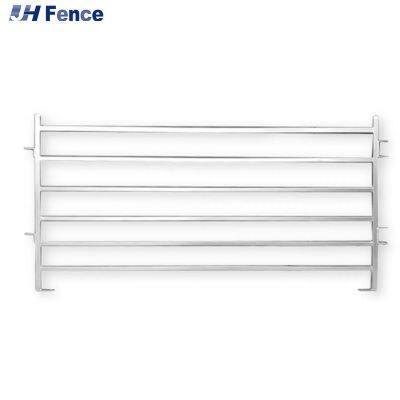 Galvanized 12 ft 6-Bar Economy Corral Panel Cattle Livestock Farm Horse Sheep Yards Panels Fence Frames Gates photo-6