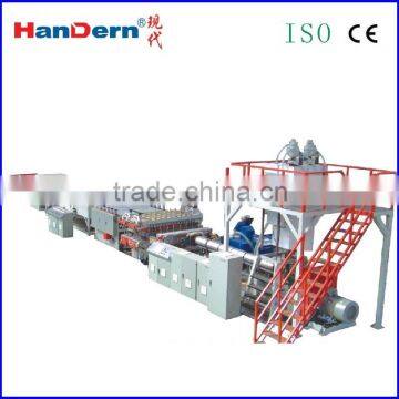 Production line for Polycarbonate corrugated sheet