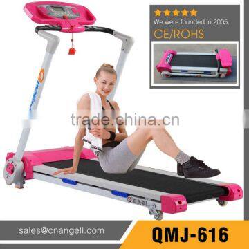 Manual Incline Home Use Motorized Treadmill (LCD Display)