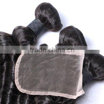 3 Bundles Hair and Closure for Full Head Brazilian Hair Bundles With Closure Supplier's Choice photo-4