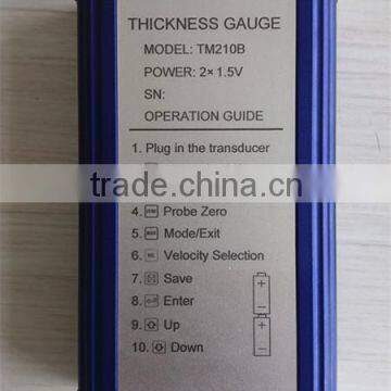 Metal Housing USB Software to PC Portal Accuracy Ultrasonic Thickness Gauge Manufacture for Metal Test photo-3