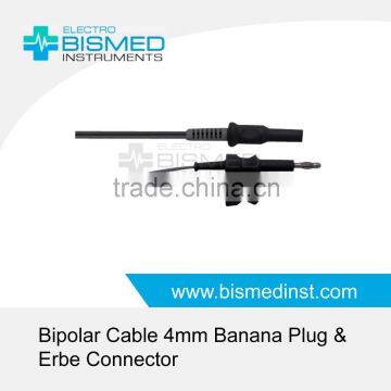 Bipolar Cable 4mm Banana Plug & Erbe Connector