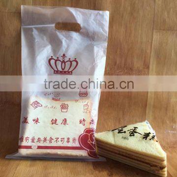 Clear Plastic Bag for Packing Hamburger/ Cheap Plastic Printing for Takeaway Hamburgers/ Plastic Bag for Carry Out Hamburger