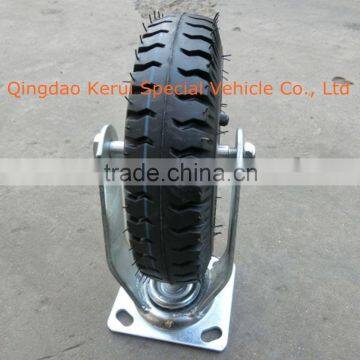 8" Pneumatic Rubber Castor / Fixed Caster and Swivel Caster photo-3