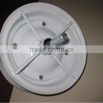 rubber wheel 4.00-8 metal rim