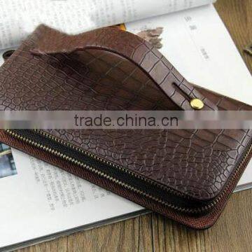Zipper Purse Fashion Pu Leather Money Clip Wallet photo-4
