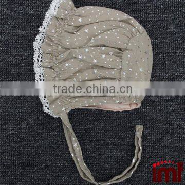 Baby Girls Hollow Lace Princess Hat Bonnet Hat photo-2