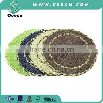 decorative round placemats