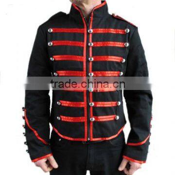 MILITARY PARADE JACKET GOTH WITH SATIN TRIM photo-3
