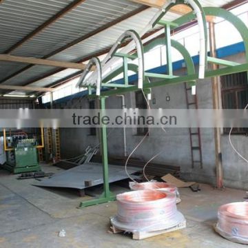 High-efficiency aluminium tube straightening and cutting machine