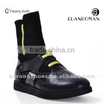 The most fashion and newest leather boot for men/OEM design