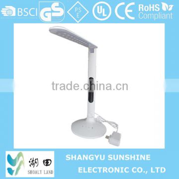 dimmable touch led table lamp with calendar / dimmable led table lamp