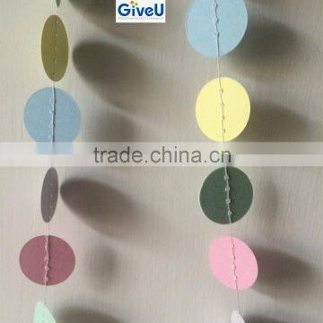 Coustomize Printing Color Sewing Paper Garland Home Decor Wholesale