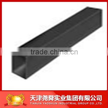 Black square steel tube