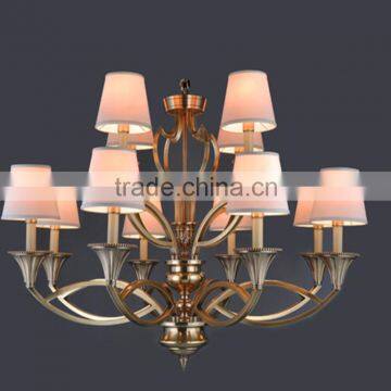 high technology brass pendant lamp classical for reception room